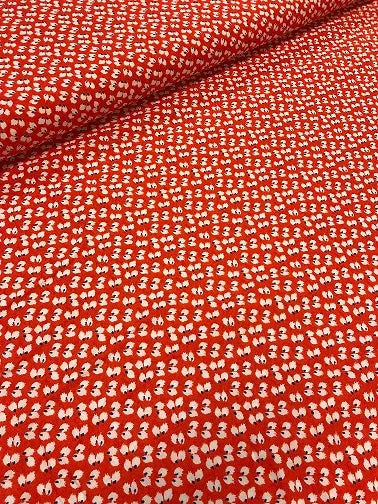 100% Viscose - Poppy Red 019-H