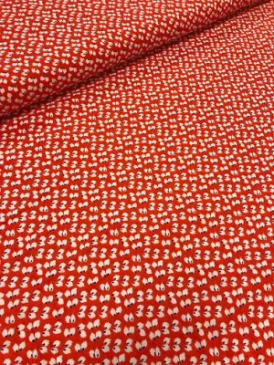 100% Viscose - Poppy Red 019-H