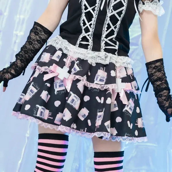 ACDC RAG Twin Nurses Lolita Skirt