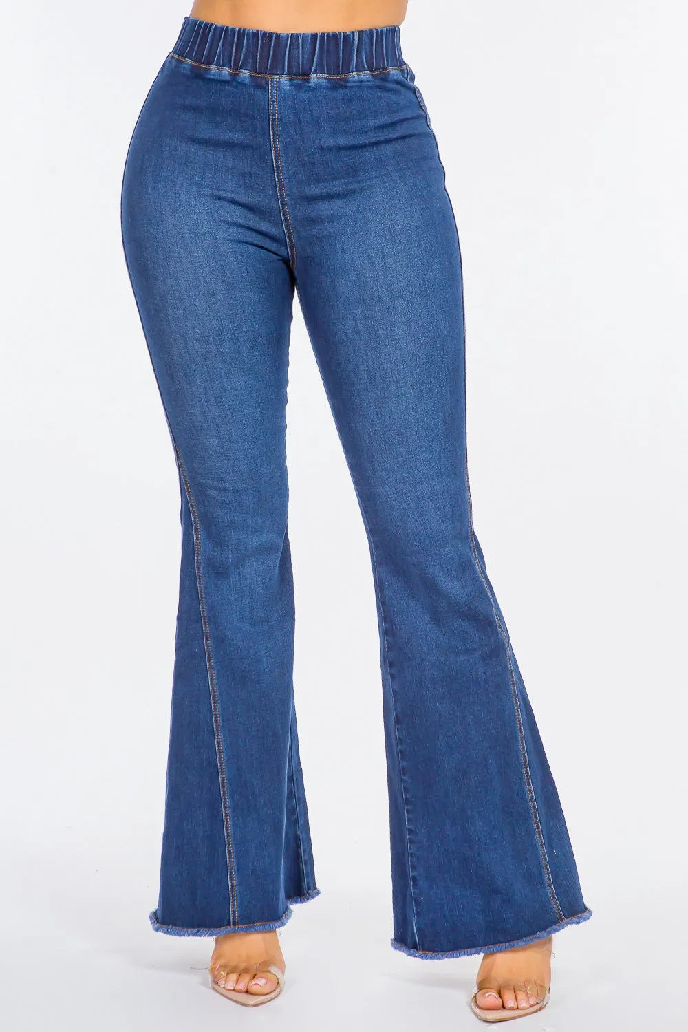 American Bazi High Waist Curvy Flare Jeans – Trendy Women's Denim