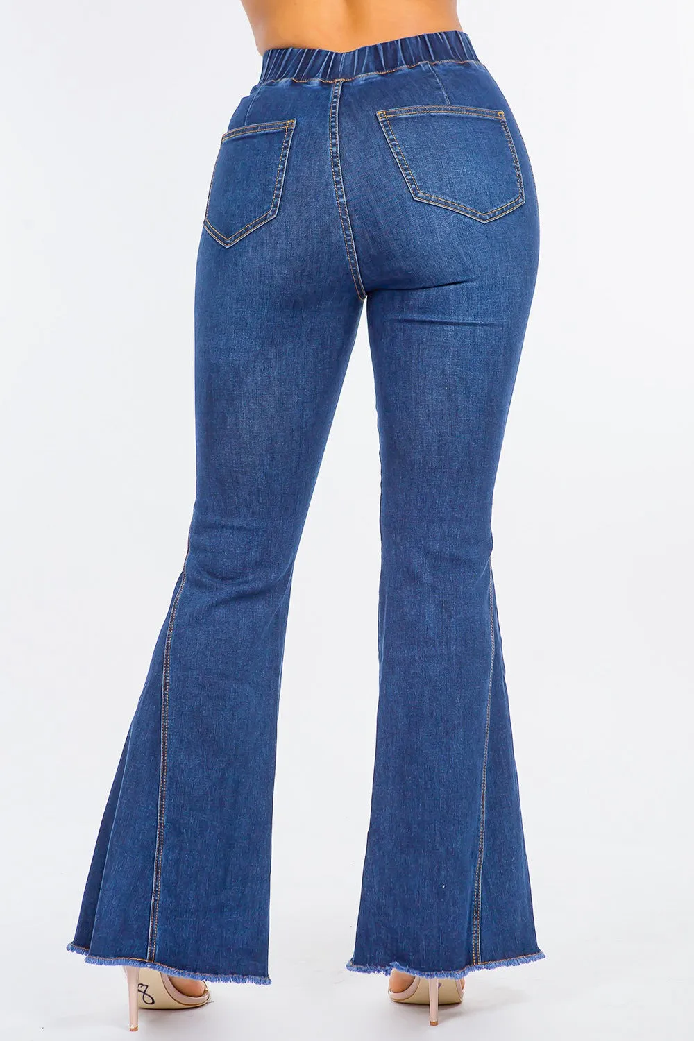 American Bazi High Waist Curvy Flare Jeans – Trendy Women's Denim