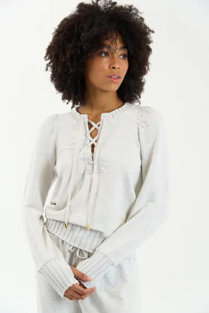 Atlas Pullover ~ Heathered Grey