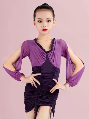 Autumn/Winter Latin Dance Performance Suits Professional Practice Clothes