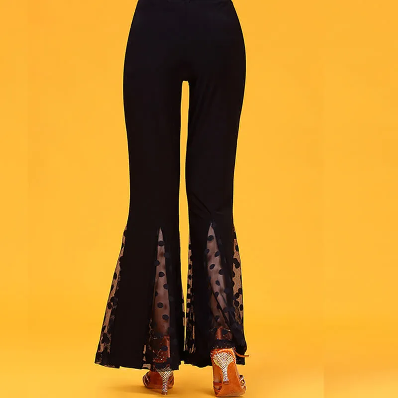 Bell Bottoms Medium Rise Latin/Ballroom Pants