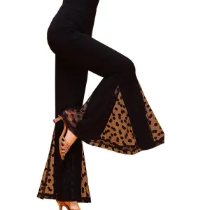 Bell Bottoms Medium Rise Latin/Ballroom Pants