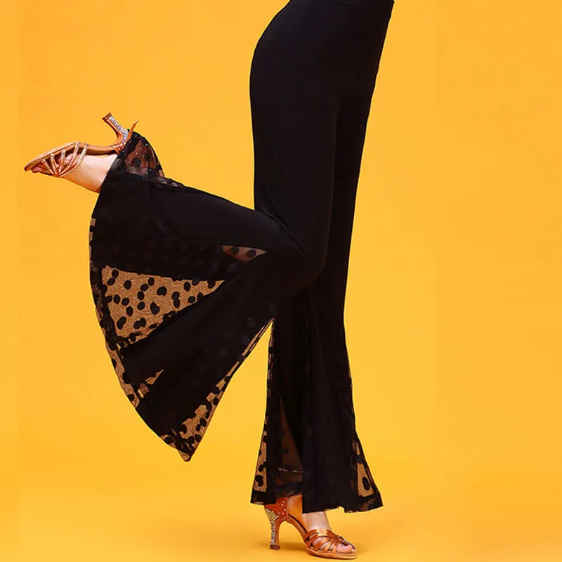 Bell Bottoms Medium Rise Latin/Ballroom Pants