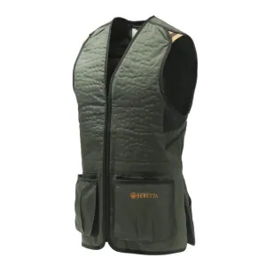 Beretta TRAP COTTON VEST Green & Black