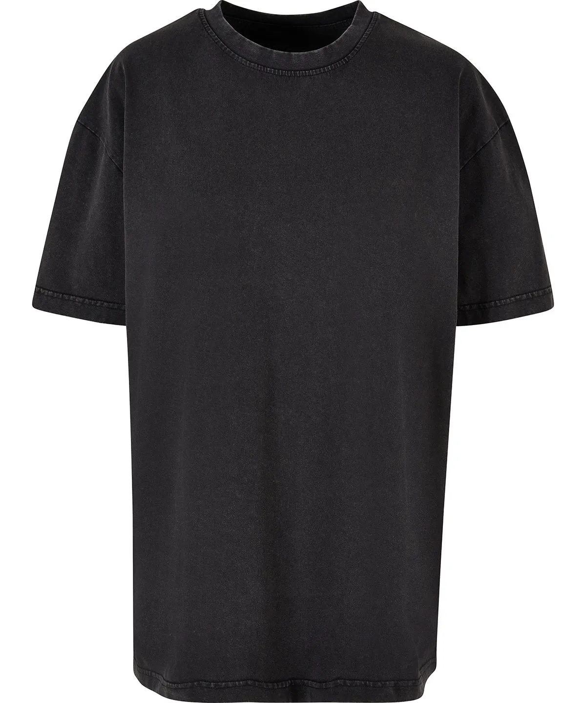 Black - Women’s oversized acid wash tee