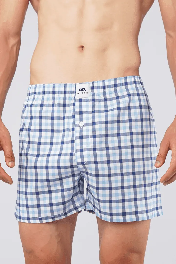 Blues Woven Boxer Shorts