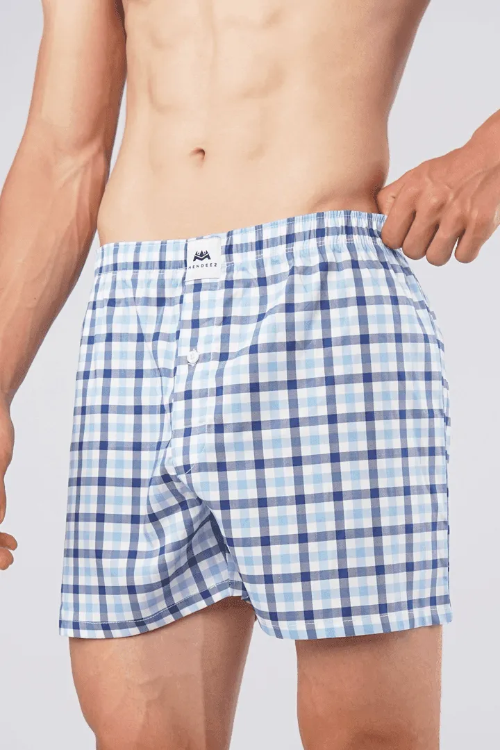 Blues Woven Boxer Shorts