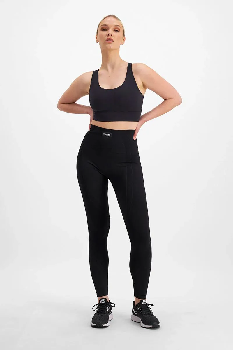 Bonds 2 Pack Sports Leggings Women Tights Gym Fitness Yoga Pants Black HXNN1G Bulk