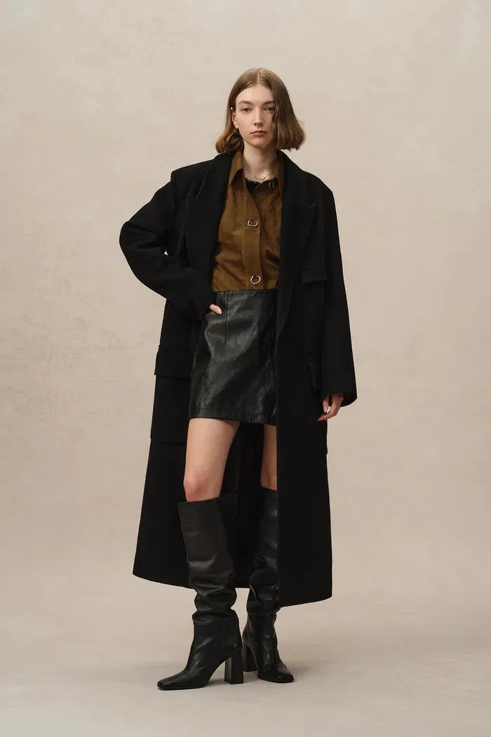 Brandy Lightweight Vegan Suede Shirt