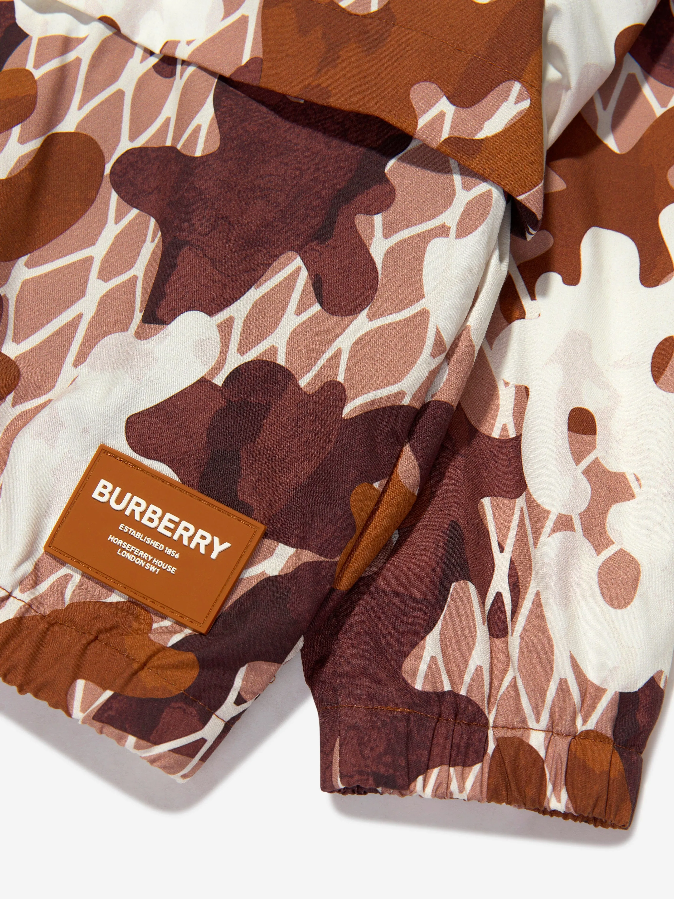 Burberry Boys Camouflage Hooded Wilbur Jacket