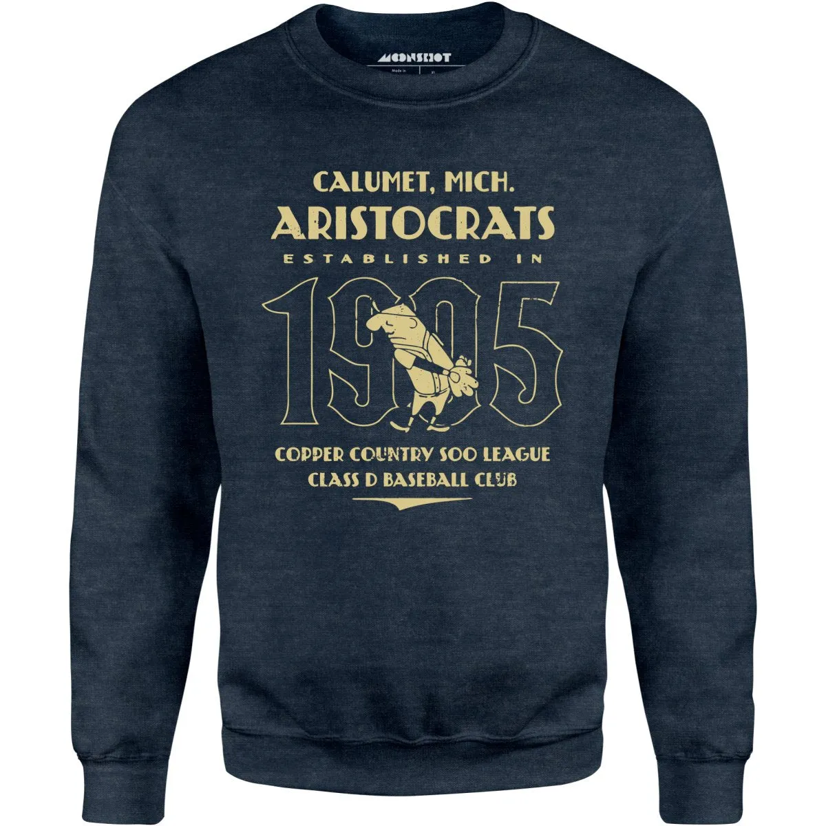 Calumet Aristocrats - Michigan - Vintage Defunct Baseball Teams - Unisex Sweatshirt