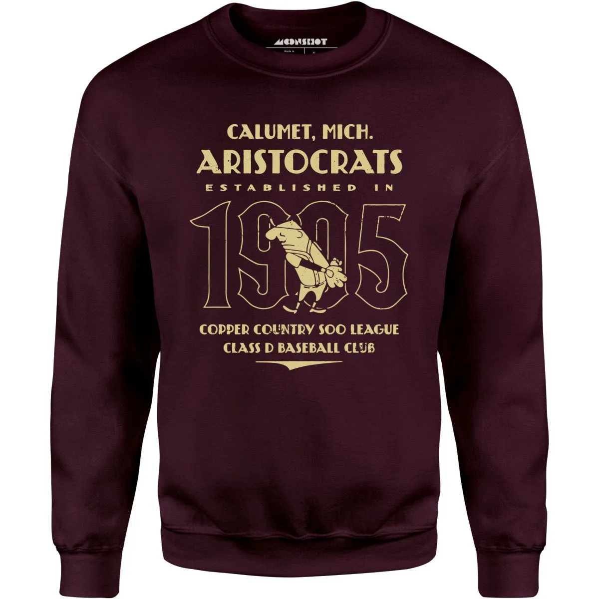 Calumet Aristocrats - Michigan - Vintage Defunct Baseball Teams - Unisex Sweatshirt