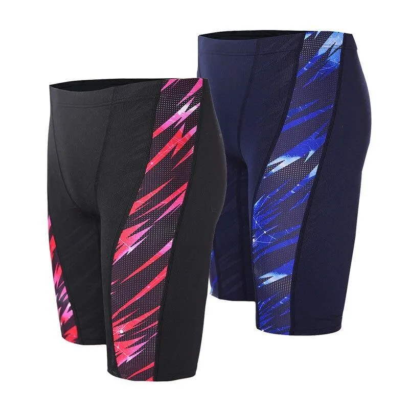 Chlorine Resistant Swiming Shorts Men Swim Trunks Professional Quality