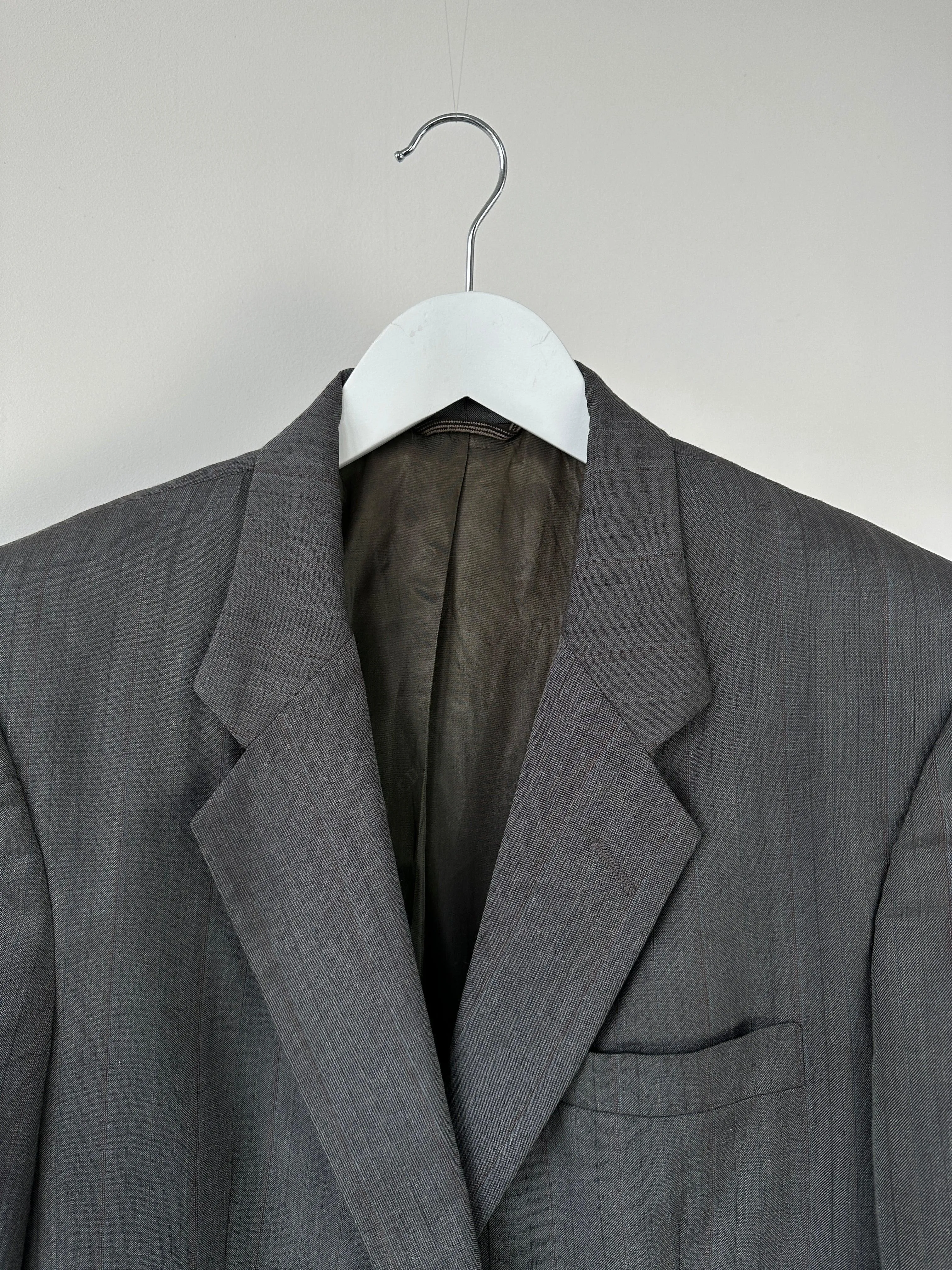 Christian Dior Monsieur Pinstripe Wool Blazer - 43L/L