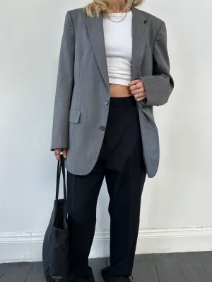 Christian Dior Monsieur Pinstripe Wool Blazer - 43L/L