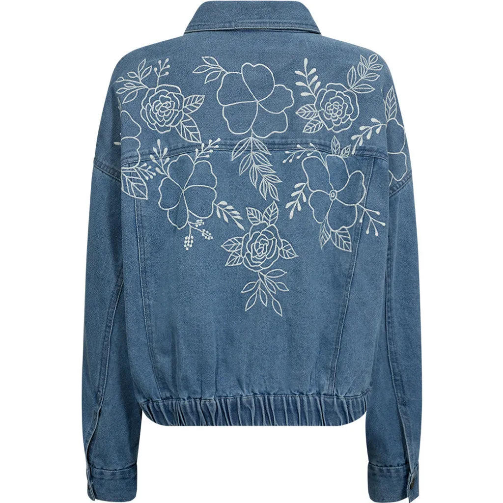 Claire denim jakke / 100236 - Blue