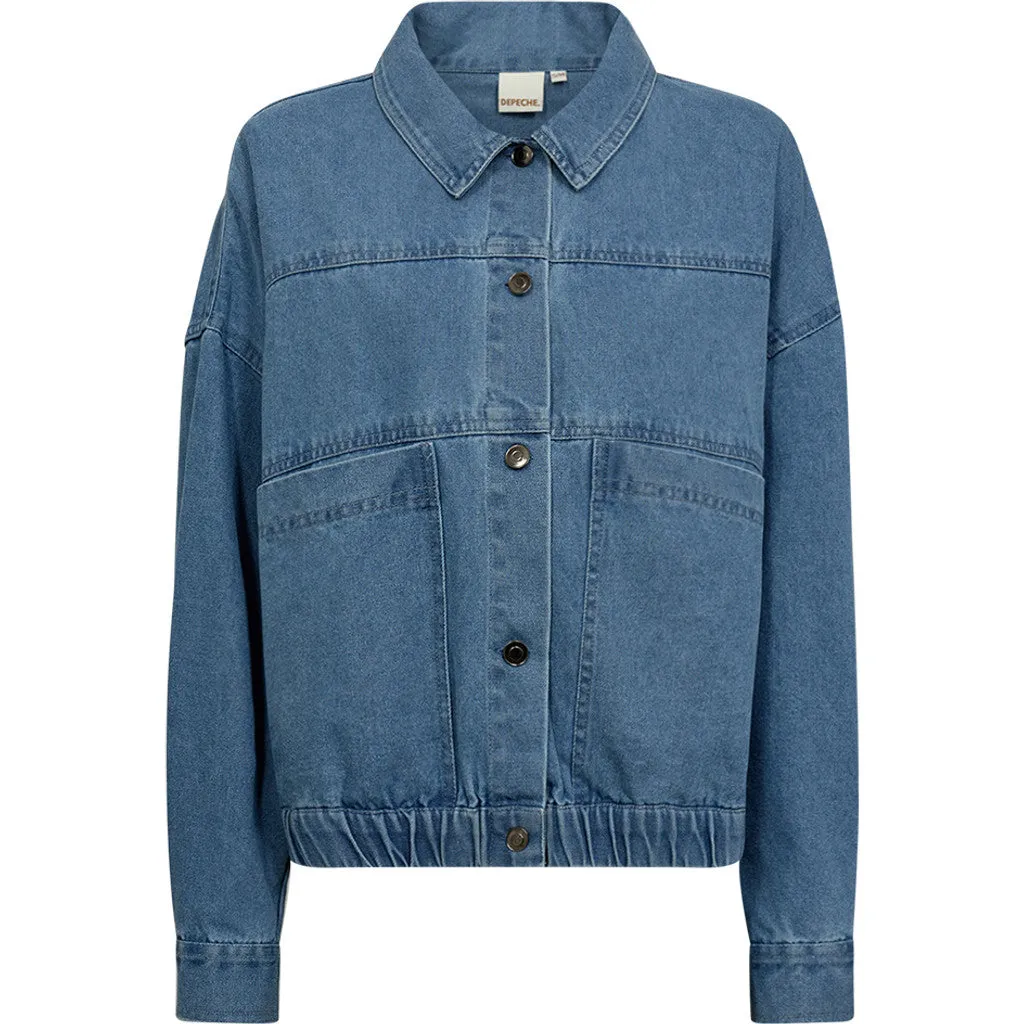 Claire denim jakke / 100236 - Blue