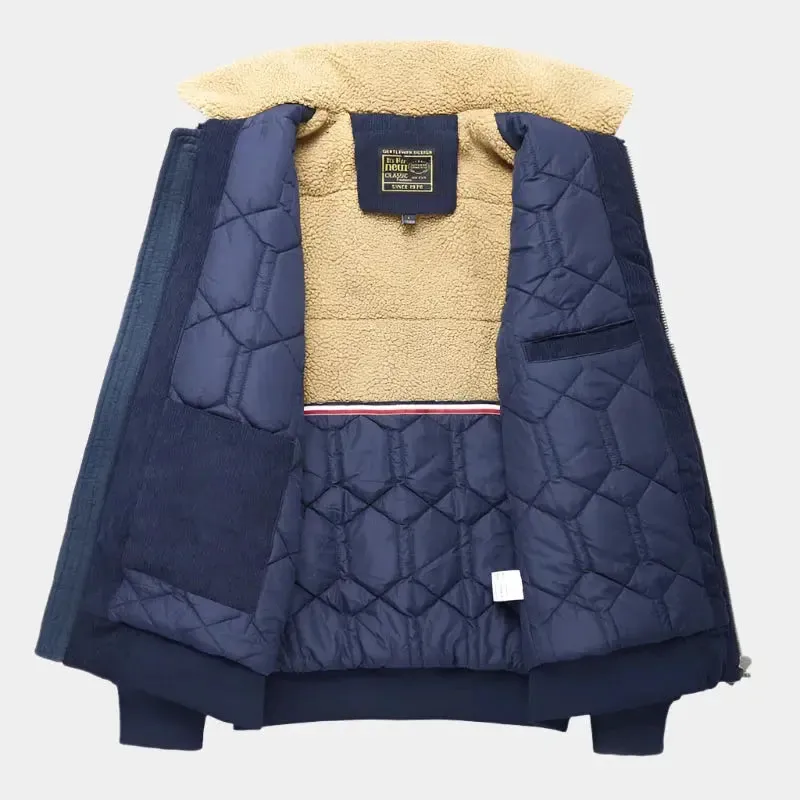Corduroy Bomber Jacket - Cross & Crown