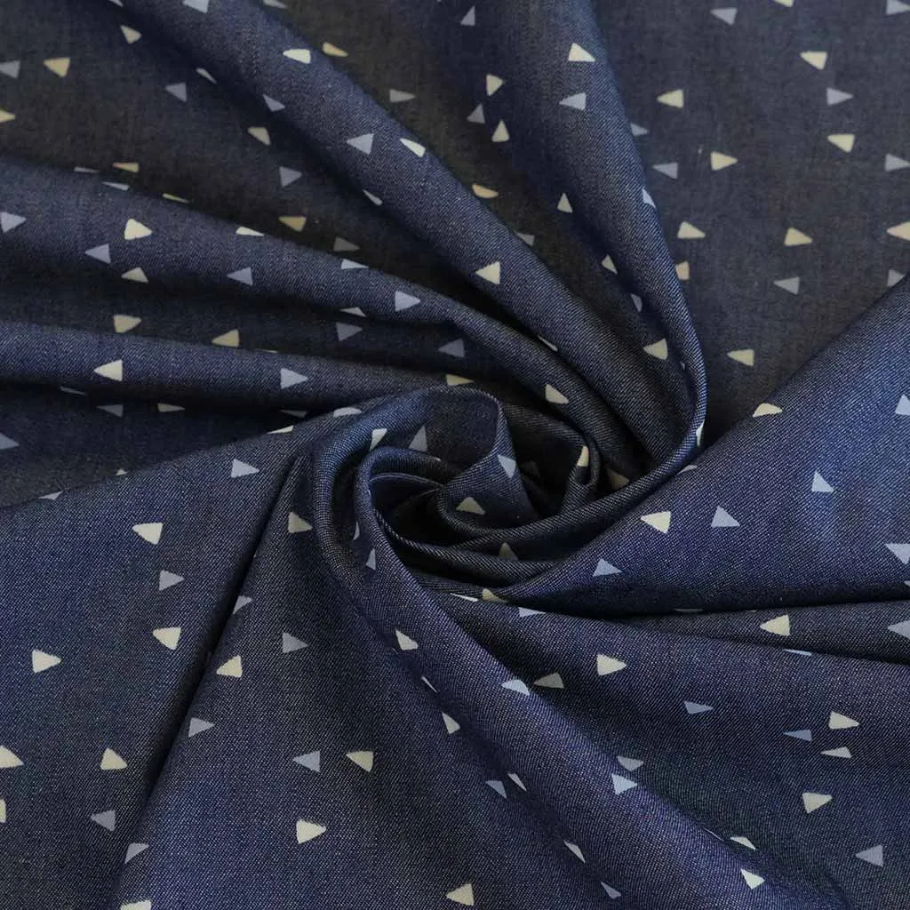 Denim Print Vice Versa Cotton Woven Fabric by Art Gallery Fabrics