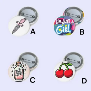 Edgy & Cute Pin Badge Bundle