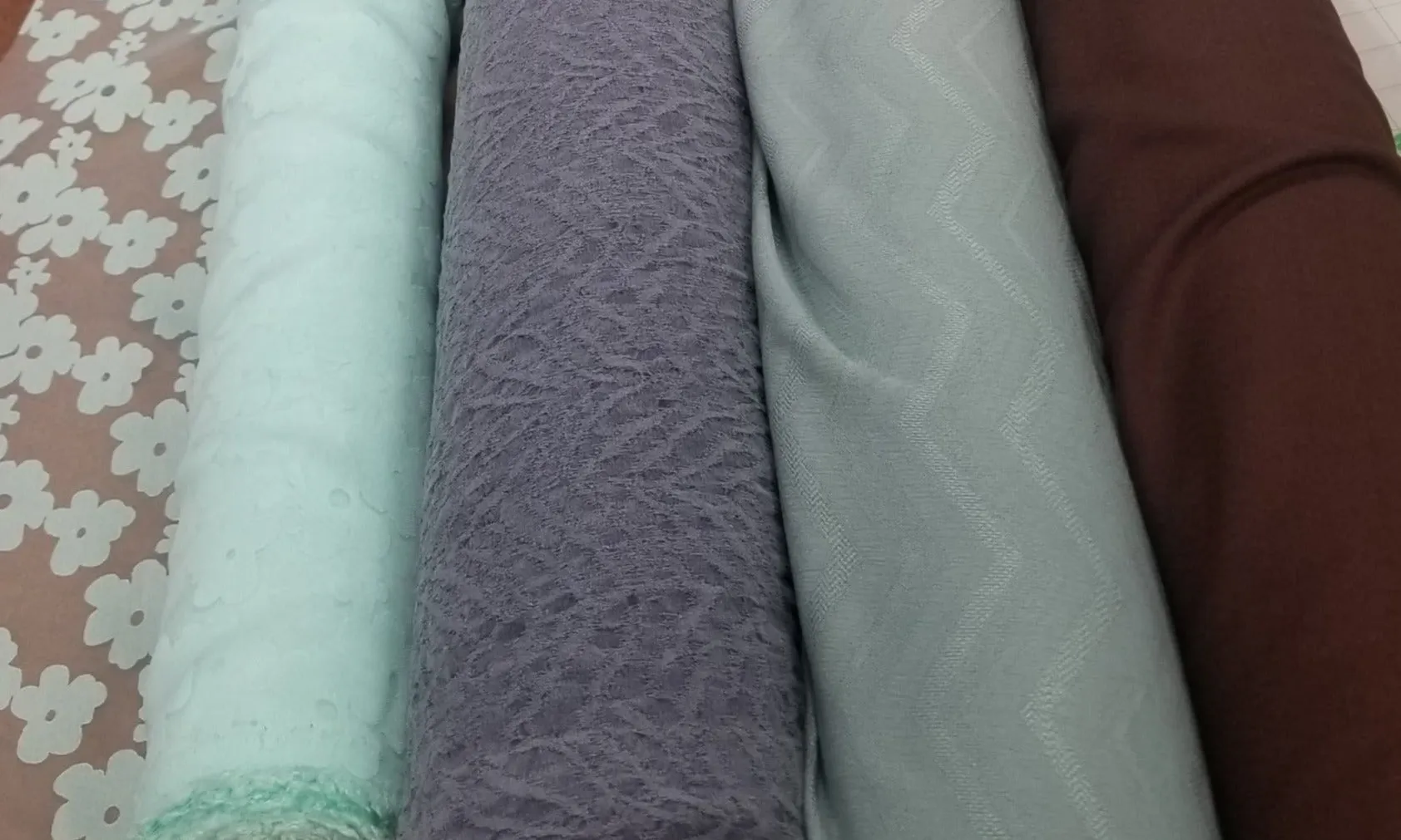 End of Bolt: 2.5 yards of Designer Deadstock Apparel Fabric Tencel Coffee Brown Solid Woven-remnant
