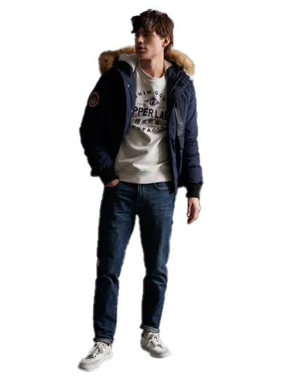 Everest Bomber Jacket in Nautical Navy