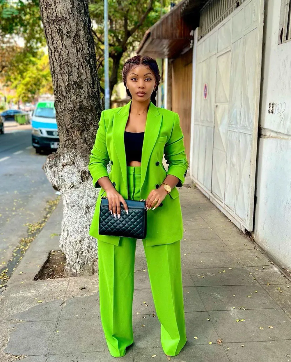 Fashion Suits Set Blazer Pants
