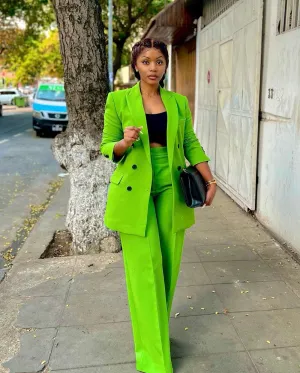 Fashion Suits Set Blazer Pants