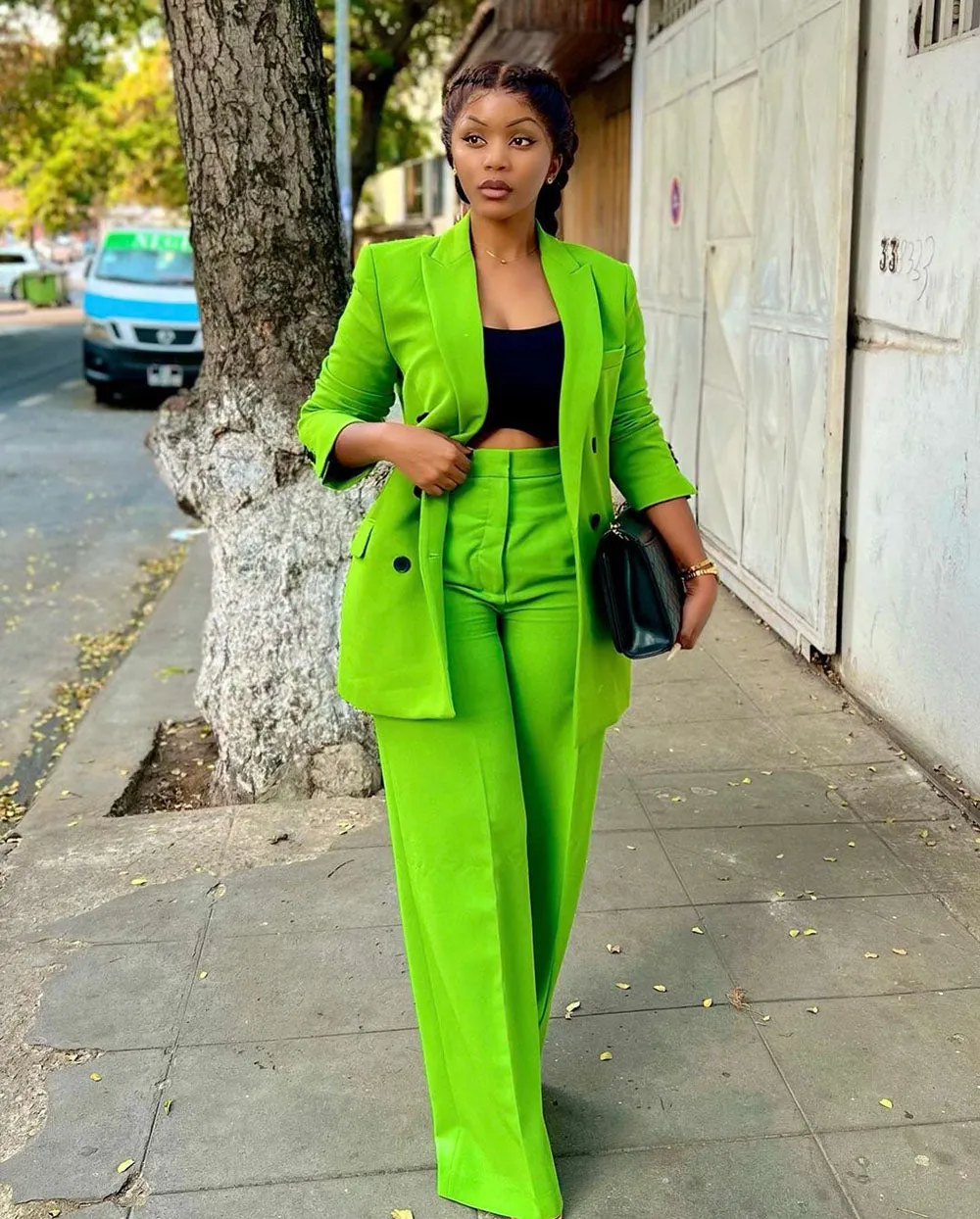 Fashion Suits Set Blazer Pants