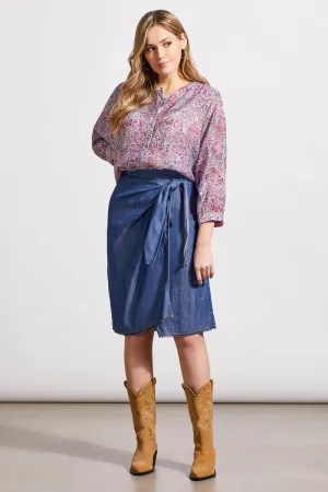 FLOWY DOLMAN SLEEVE BLOUSE