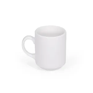 Furtino England Delta 32cl/11oz White Porcelain Mug Stackable