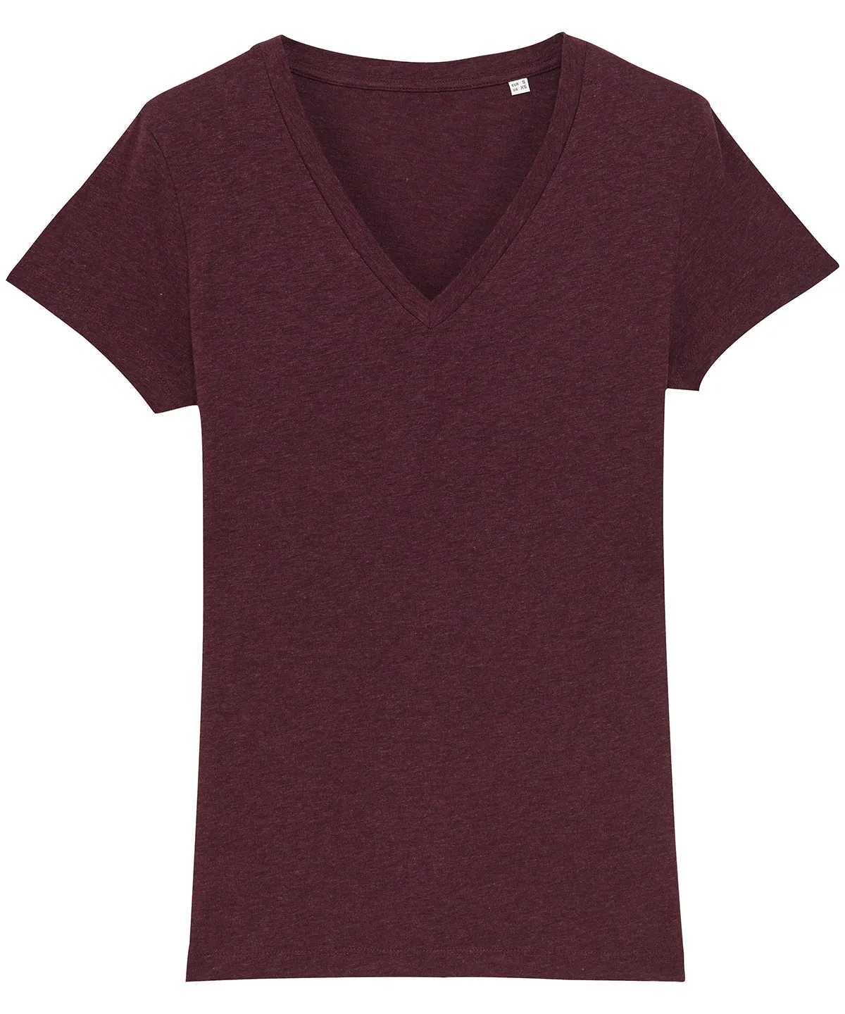 Heather Grape Red - Women's Stella Evoker v-neck t-shirt (STTW023)