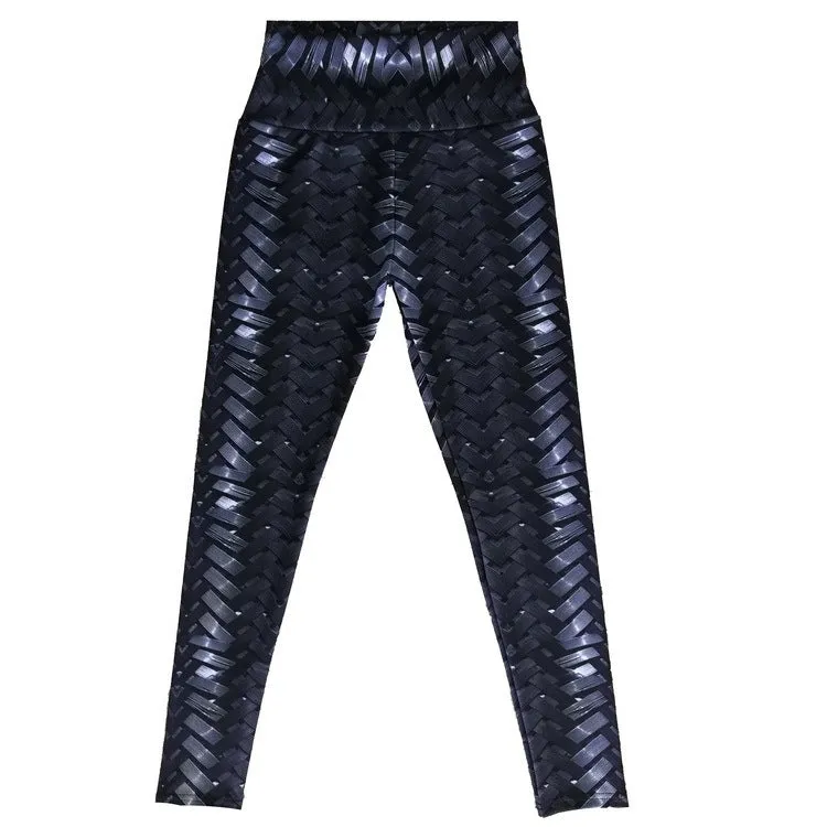 High Waist Cress-Cross Belt Yoga Workout Leggings - GlamzLife