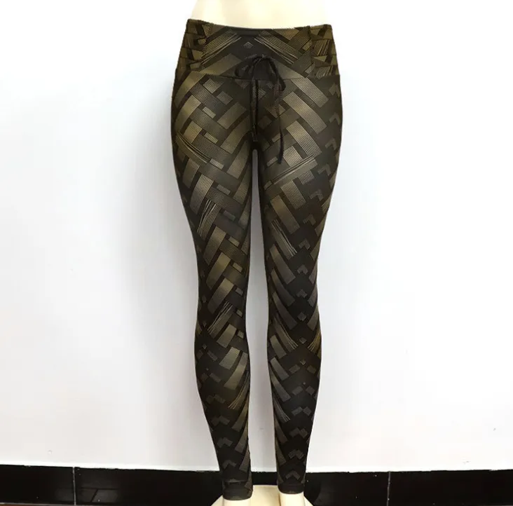 High Waist Cress-Cross Belt Yoga Workout Leggings - GlamzLife