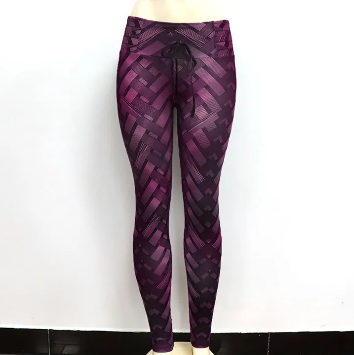 High Waist Cress-Cross Belt Yoga Workout Leggings - GlamzLife