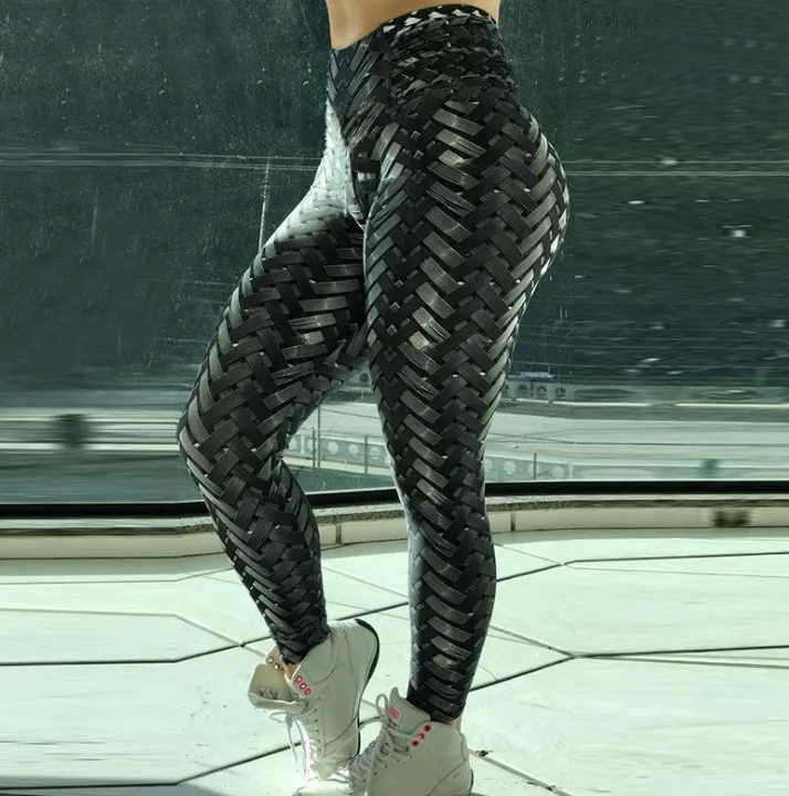 High Waist Cress-Cross Belt Yoga Workout Leggings - GlamzLife