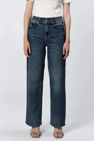 Holly High Rise Straight Jeans - Fernstone