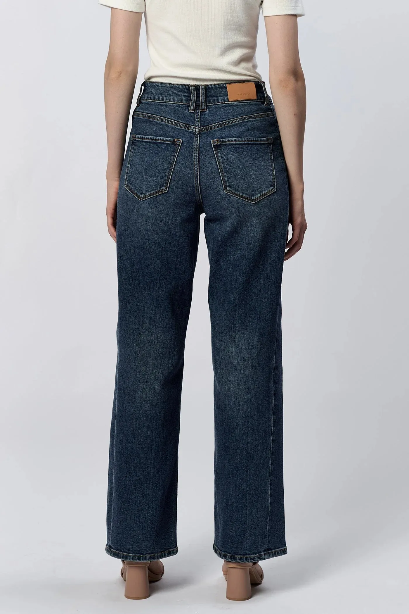 Holly High Rise Straight Jeans - Fernstone