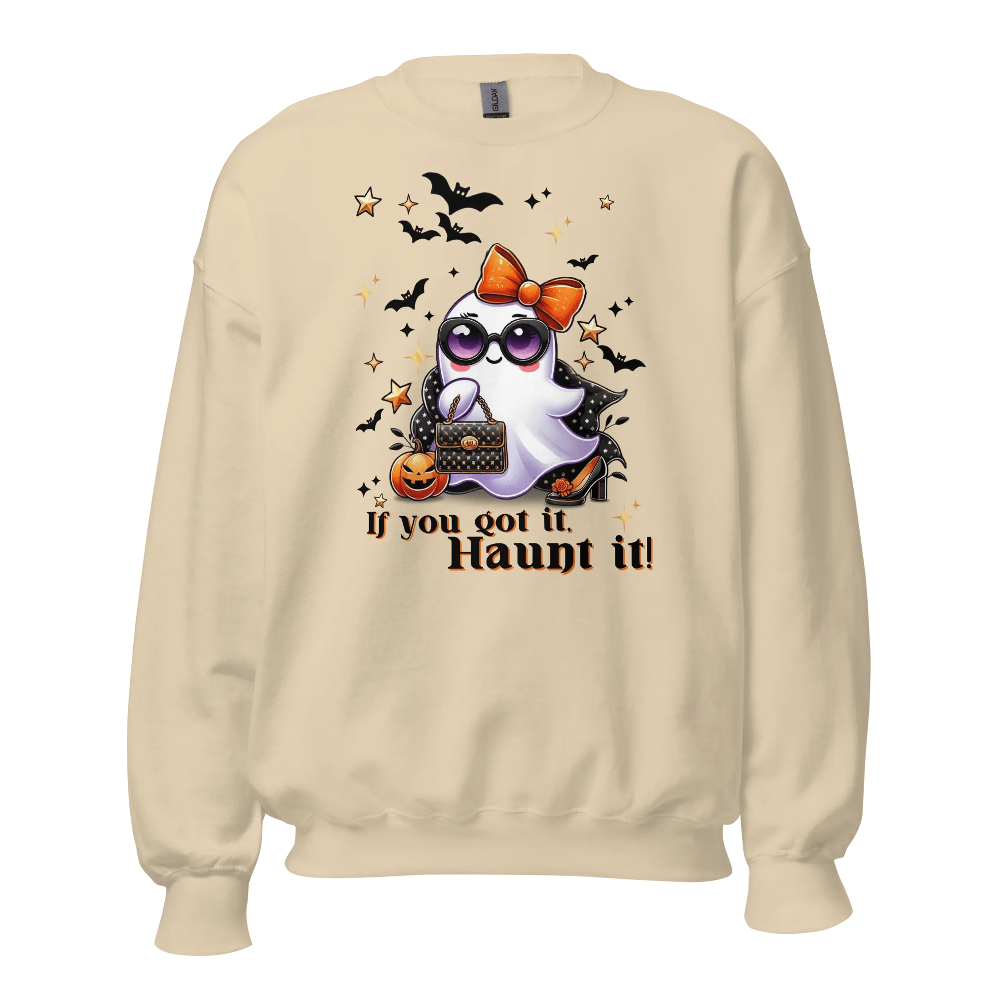 If You Got It, Haunt It! - Halloween Sweatshirt - Fun Ghost Halloween Sweatshirt
