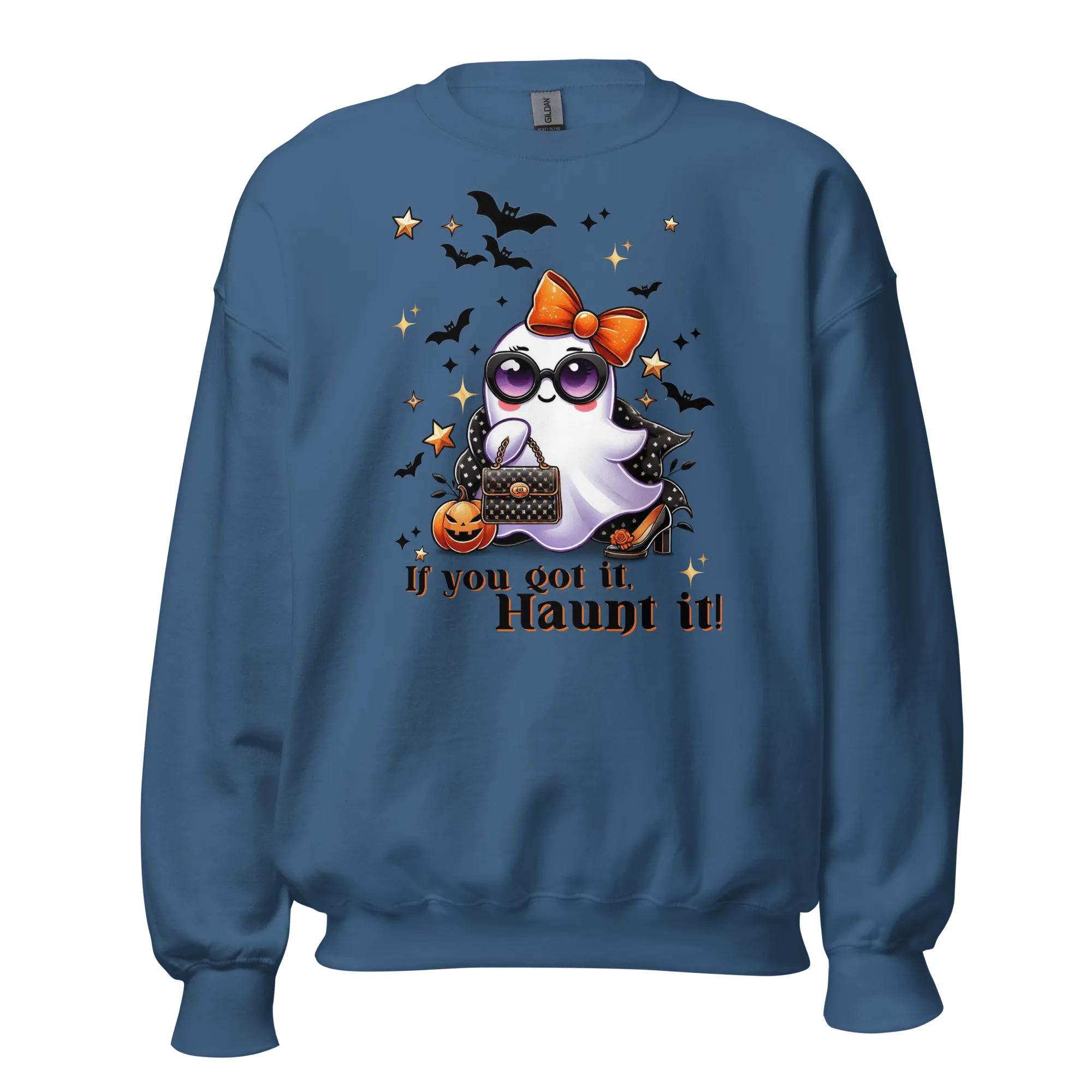 If You Got It, Haunt It! - Halloween Sweatshirt - Fun Ghost Halloween Sweatshirt