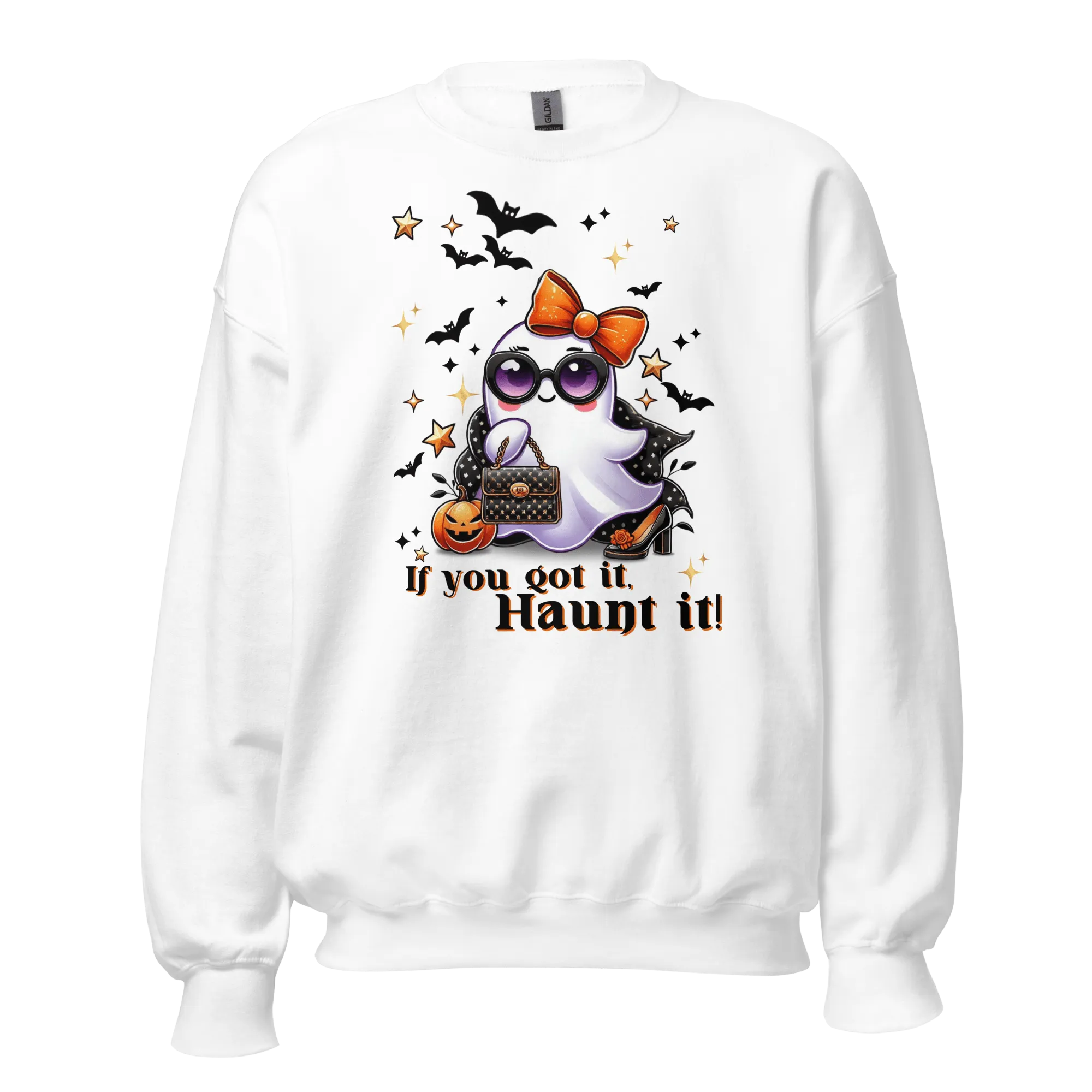 If You Got It, Haunt It! - Halloween Sweatshirt - Fun Ghost Halloween Sweatshirt