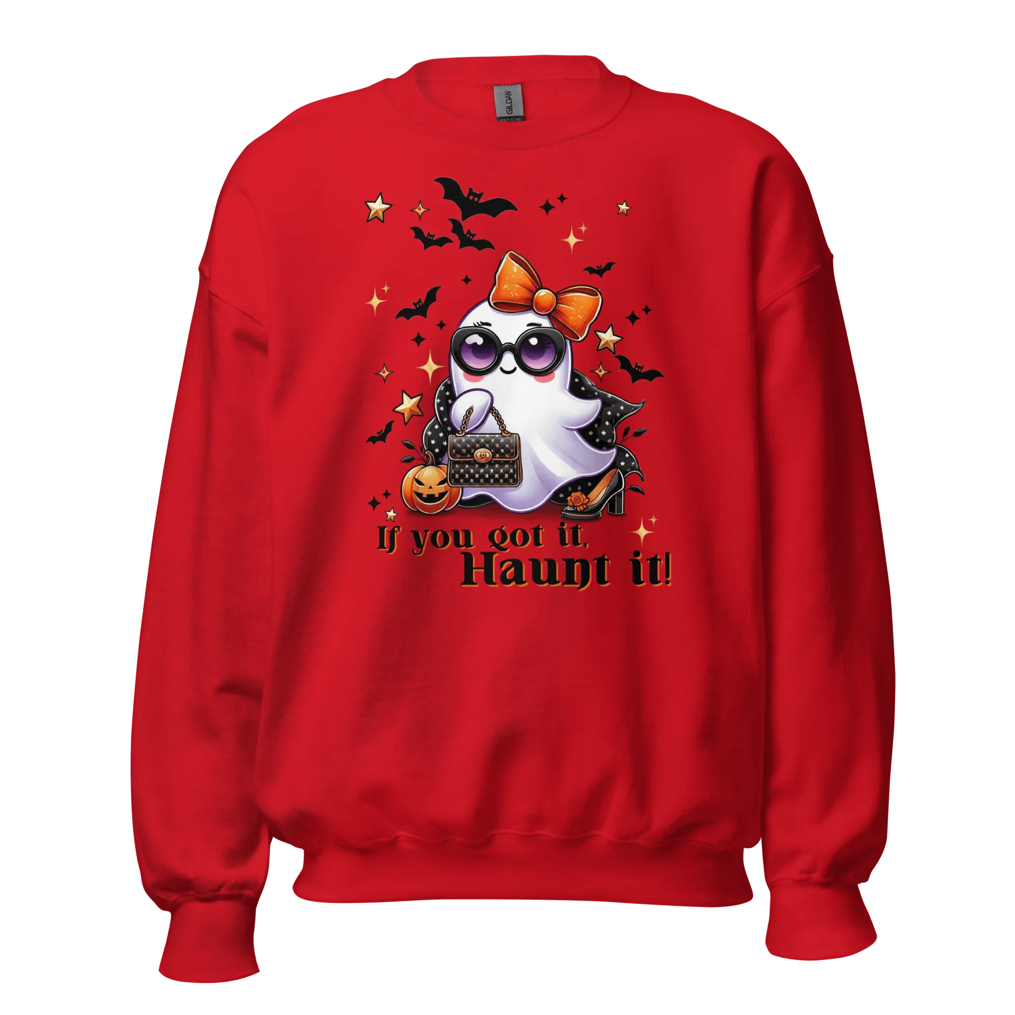 If You Got It, Haunt It! - Halloween Sweatshirt - Fun Ghost Halloween Sweatshirt