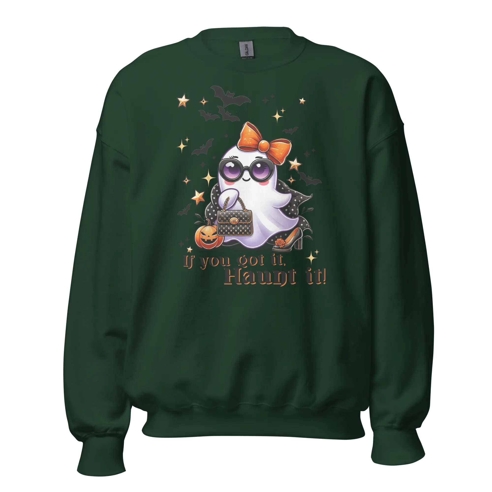 If You Got It, Haunt It! - Halloween Sweatshirt - Fun Ghost Halloween Sweatshirt