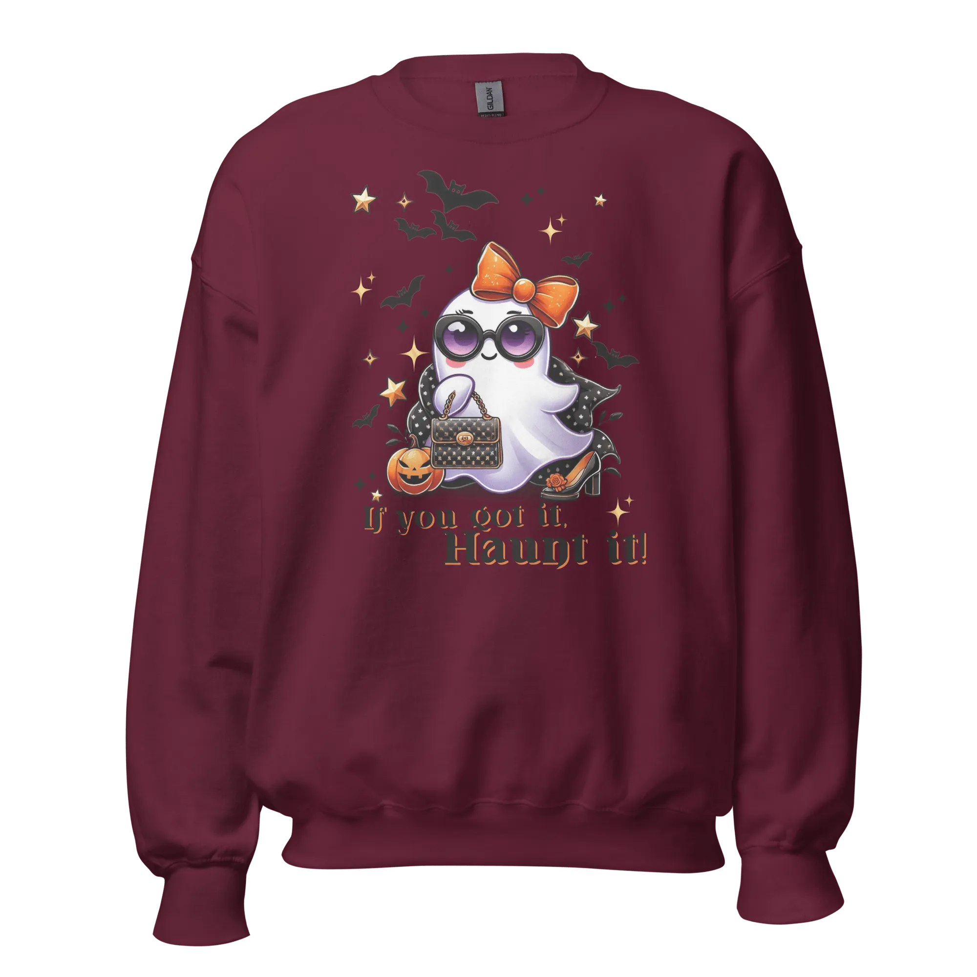 If You Got It, Haunt It! - Halloween Sweatshirt - Fun Ghost Halloween Sweatshirt