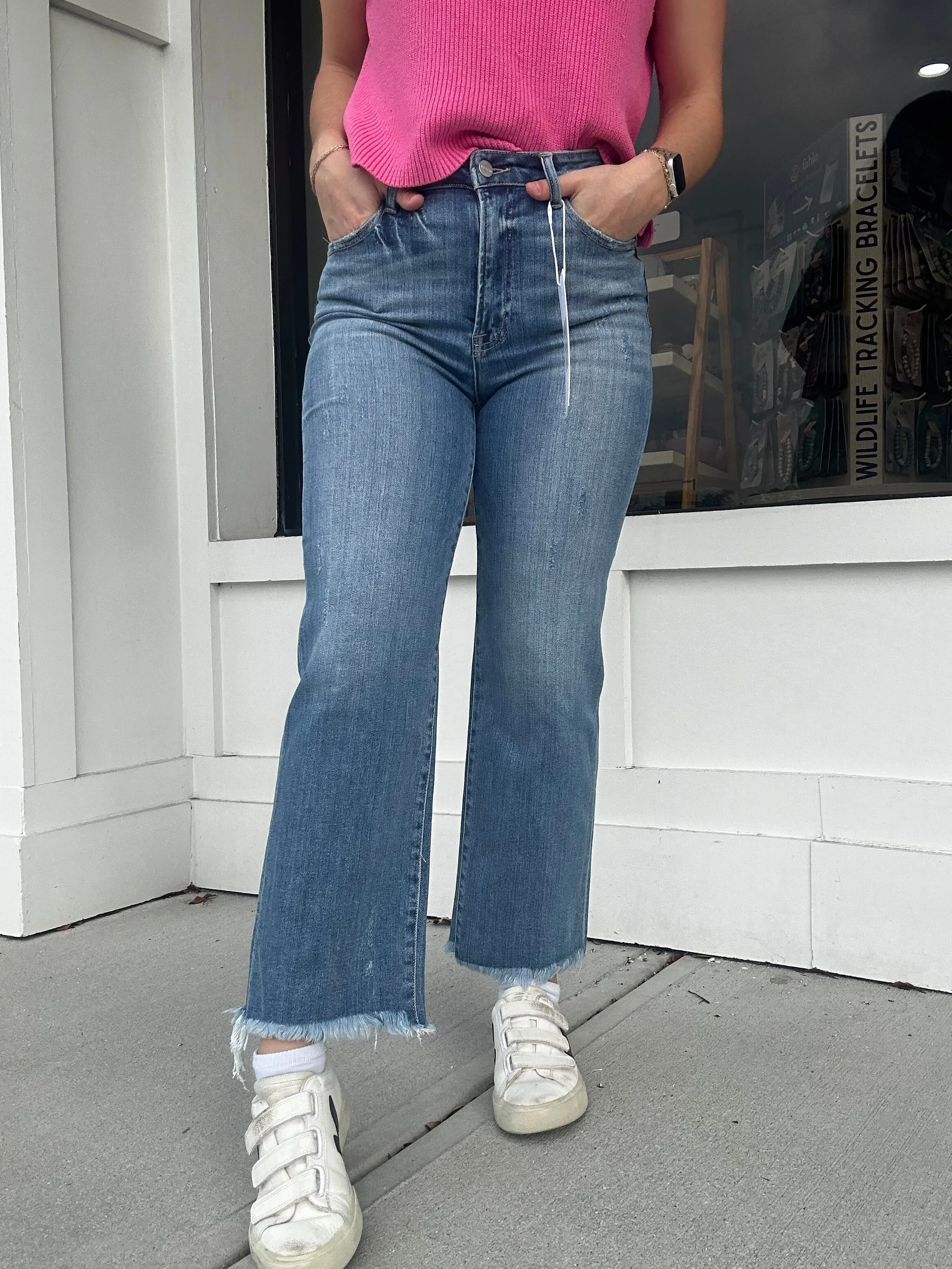 Iris Frayed Risen Jeans