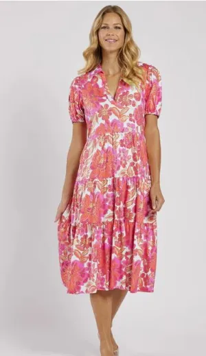 Jude Connally Portia Dress Gilded Jude Cloth Peony Dream White Gold