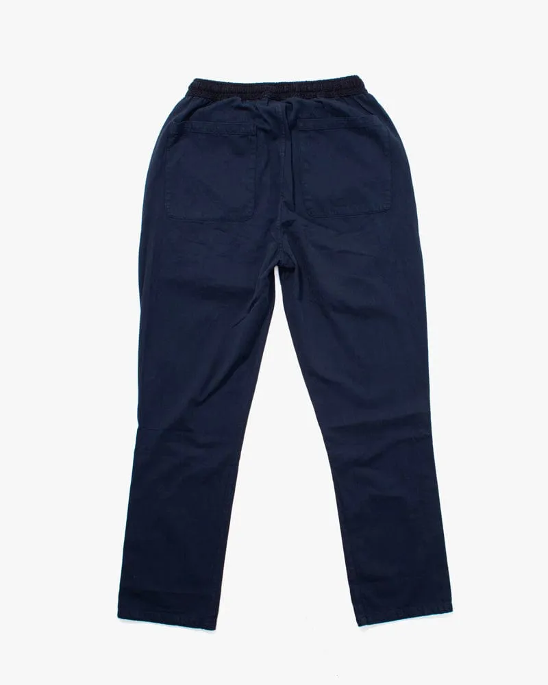 Kiriko Original Pants, Raku, Navy Nami